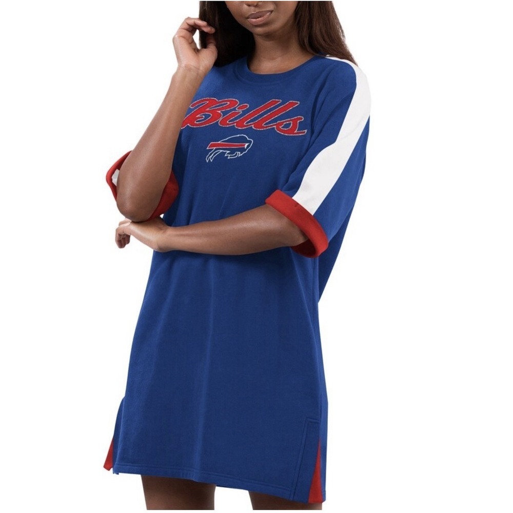 Buffalo‎ Bills G-III 4Her by Carl Banks Sneaker Dress Blue Women's Size Medium